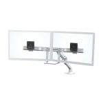 Soporte para monitor Ergotron HX Series, tamaño 81,3 cm (32 pulgadas), color blanco. SKU 45-476-216