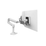 Ergotron LX Series Desk Dual Direct Arm de 63,5 cm (25 pulgadas) para escritorio en color blanco, SKU 45-489-216.