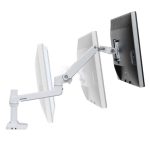 Soporte para monitor Ergotron LX Series 34 pulgadas en blanco, modelo ajustable con SKU 45-490-216