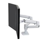 Soporte para monitor Ergotron LX Series, compatible con monitores de 27 pulgadas, color blanco, SKU 45-491-216
