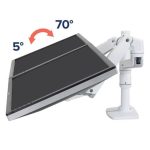 Ergotron soporte para monitor LX Series modelo 45-492-216 en color blanco, adecuado para monitores de 61 cm (24 pulgadas) de escritorio