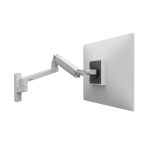 Ergotron MXV Series MXV Wall Monitor Arm para monitores de hasta 34 pulgadas, montaje en pared, color blanco, SKU 45-505-216