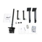Soporte para monitores Ergotron LX Series LX Dual Stacking Arm, Tall Pole, color negro mate, SKU 45-509-224, capacidad de pantalla de 40 pulgadas