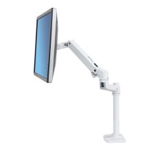 Soporte para monitor Ergotron LX Series modelo 45-537-216 en color blanco, compatible con monitores de hasta 32 pulgadas