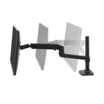 Soporte de escritorio Ergotron LX Series para monitor LCD con brazo ajustable y poste alto de 86.4 cm (34 pulgadas) en color negro, SKU 45-537-224