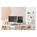 Soporte para monitores Ergotron LX Series LX Dual Stacking Arm Tall Pole, 101.6 cm (40ʺ), Escritorio, Aluminio. SKU: 45-549-026