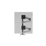 Soporte para monitores Ergotron LX Series LX Dual Stacking Arm Tall Pole, 101.6 cm (40ʺ), Escritorio, Aluminio. SKU: 45-549-026