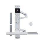 Sistema de montaje en pared Ergotron LX para monitores de 32 pulgadas, color blanco, SKU 45-551-216