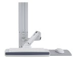 Sistema de montaje en pared Ergotron LX para monitores de 32 pulgadas, color blanco, SKU 45-551-216