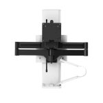 Soporte para monitor Ergotron TRACE blanco, tamaño 38 pulgadas, SKU 45-630-216, ideal para escritorio.