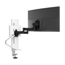 Soporte para monitor Ergotron TRACE blanco, tamaño 38 pulgadas, SKU 45-630-216, ideal para escritorio.
