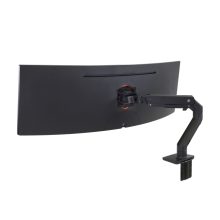 Soporte Ergotron HX Series 45-647-224 para monitor de 124,5 cm (49 pulgadas), montado en escritorio y color negro