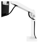 Brazo para monitor Ergotron NX Series, color blanco, soporte para monitores de hasta 34 pulgadas. SKU: 45-669-216