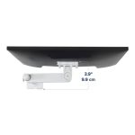 Brazo para monitor Ergotron NX Series, color blanco, soporte para monitores de hasta 34 pulgadas. SKU: 45-669-216
