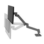 Soporte Ergotron LX Pro Series 45-682-293 para monitor de 86,4 cm (34 pulgadas) en escritorio gris oscuro, ajustable y ergonómico