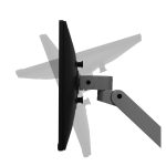 Soporte Ergotron LX Pro Series 45-682-293 para monitor de 86,4 cm (34 pulgadas) en escritorio gris oscuro, ajustable y ergonómico