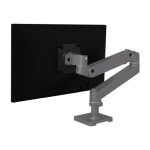 Soporte Ergotron LX Pro Series 45-682-293 para monitor de 86,4 cm (34 pulgadas) en escritorio gris oscuro, ajustable y ergonómico