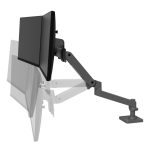 Imagen del soporte para monitor Ergotron LX Pro Series de 27 pulgadas en color gris, SKU 45-684-293