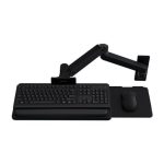 Ergotron Brazo para teclado de pared LX Pro en color negro, SKU 45-685-292. Perfecto para estaciones de trabajo ergonómicas.