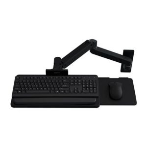 Ergotron Brazo para teclado de pared LX Pro en color negro, SKU 45-685-292. Perfecto para estaciones de trabajo ergonómicas.