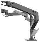 Soporte para monitor Ergotron LX Pro Series 45-690-293, compatible con monitores de 27 pulgadas. Color: Gris Oscuro.