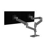 Soporte para monitor Ergotron LX Pro Series 45-690-293, compatible con monitores de 27 pulgadas. Color: Gris Oscuro.