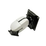 Soporte de doble pivote Ergotron para monitor de 61 cm (24 pulgadas), SKU 47-093-800, ideal para ajustes flexibles y ergonómicos