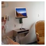 Soporte de pared Ergotron Neo-Flex para monitores de hasta 61 cm (24 pulgadas), color negro, SKU 60-577-195