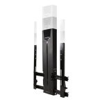 Soporte de pared Ergotron Glide Wall Mount, HD para monitores de hasta 60 pulgadas, color negro, SKU 61-061-085