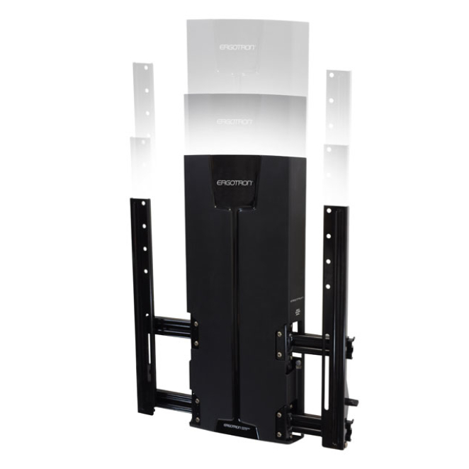 Ergotron soporte para monitor de 160 cm para pared en color negro Ergotron soporte para monitor de hasta 160 cm (63 pulgadas) para montaje en pared, color negro, SKU 61-128-085