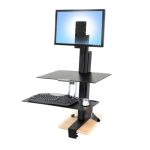 Soporte multimedia negro Ergotron 97-845 para la administración de tabletas, SKU 97-845
