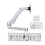 Soporte para monitores Ergotron LX Arm Blanco con capacidad de ajuste flexible y diseño ergonómico. SKU 98-130-216.