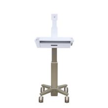 Carro multimedia Ergotron CareFit Slim 2.0 en colores gris y blanco, modelo universal, SKU C50-3510-0.