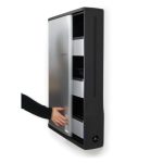 Montura para monitores Ergotron Zip12, de pared, negra y metálica, SKU DM12-1006-2