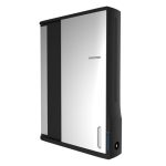 Montura para monitores Ergotron Zip12, de pared, negra y metálica, SKU DM12-1006-2