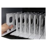 Ergotron ZIP12 Armario de gestión y carga para dispositivos portátiles, color negro y gris, ideal para ordenadores y tablets. SKU: DM12-1012-2