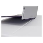 Ergotron StyleView S-Tablet Cart, SV10-1800-0, carrito multimedia de aluminio blanco para tabletas