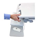 Carro multimedia Ergotron StyleView en color blanco para portátiles, SKU SV40-6300-0. Ideal para organización eficiente en entornos clínicos y educativos.