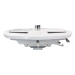 Ergotron StyleView EMR Cart con panel plano LCD Pivot, alimentado por LiFe, aluminio gris y blanco, SKU: SV42-6302-2