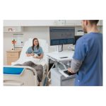 Ergotron StyleView EMR Cart con panel plano LCD Pivot, alimentado por LiFe, aluminio gris y blanco, SKU: SV42-6302-2