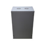 Extralink Armario rackmount 15U de 600x600 mm en color gris, SKU EX.14350. Ideal para servidores y equipos de red, montable en la pared.