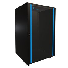 Armario rackmount de pie Extralink 27U, dimensiones 800x800 mm en color negro, SKU EX.14404