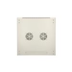 Extralink armario rackmount de 9U con dimensiones 600x450mm en color gris, montaje en la pared, puerta de metal. SKU EX.13018