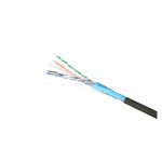 Extralink Par trenzado CAT6 FTP (F/UTP) para exteriores de 305 metros. SKU: EX.10079