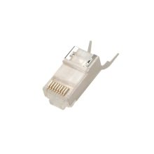 Conector RJ45 Extralink CAT6A FTP 8P8C para cableado de alta velocidad. Modelo EX.11601.
