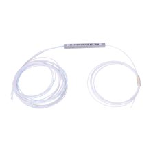 Splitter óptico Extralink modelo 1:4 PLC, longitud 1 metro, 900µm, sin conectores. SKU: EX.14251