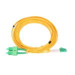 Extralink Patchcord SC/APC a LC/APC, monomodo, duplex, 9/125um, 3mm, 5m de longitud. SKU: EX.1452