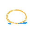 Extralink Patchcord SC/UPC a LC/UPC monomodo, simplex, G657A, 3mm de grosor y 1 metro de longitud. SKU: EX.1469