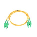 Extralink Patchcord SC/APC-SC/APC PVC monomodo duplex G.657A 3mm 3m SKU EX.1506
