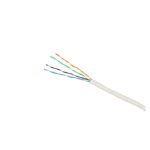 Cable de par trenzado Extralink CAT5E UTP (U/UTP) V2 para interior de 500 metros, modelo EX.15289, ideal para conexiones de data y voz.